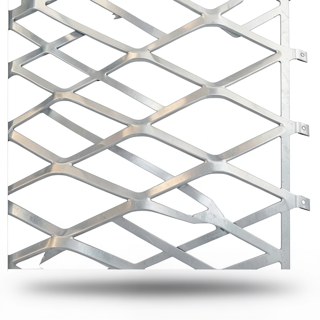 Aluminum Expanded Metal Mesh Thickness 2.7 mm Width 1.22 m Length 3 m