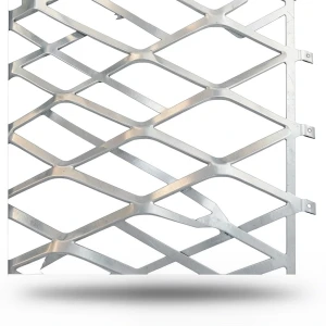 Aluminum Expanded Metal Mesh Thickness 2.7 mm Width 1.22 m Length 3 m