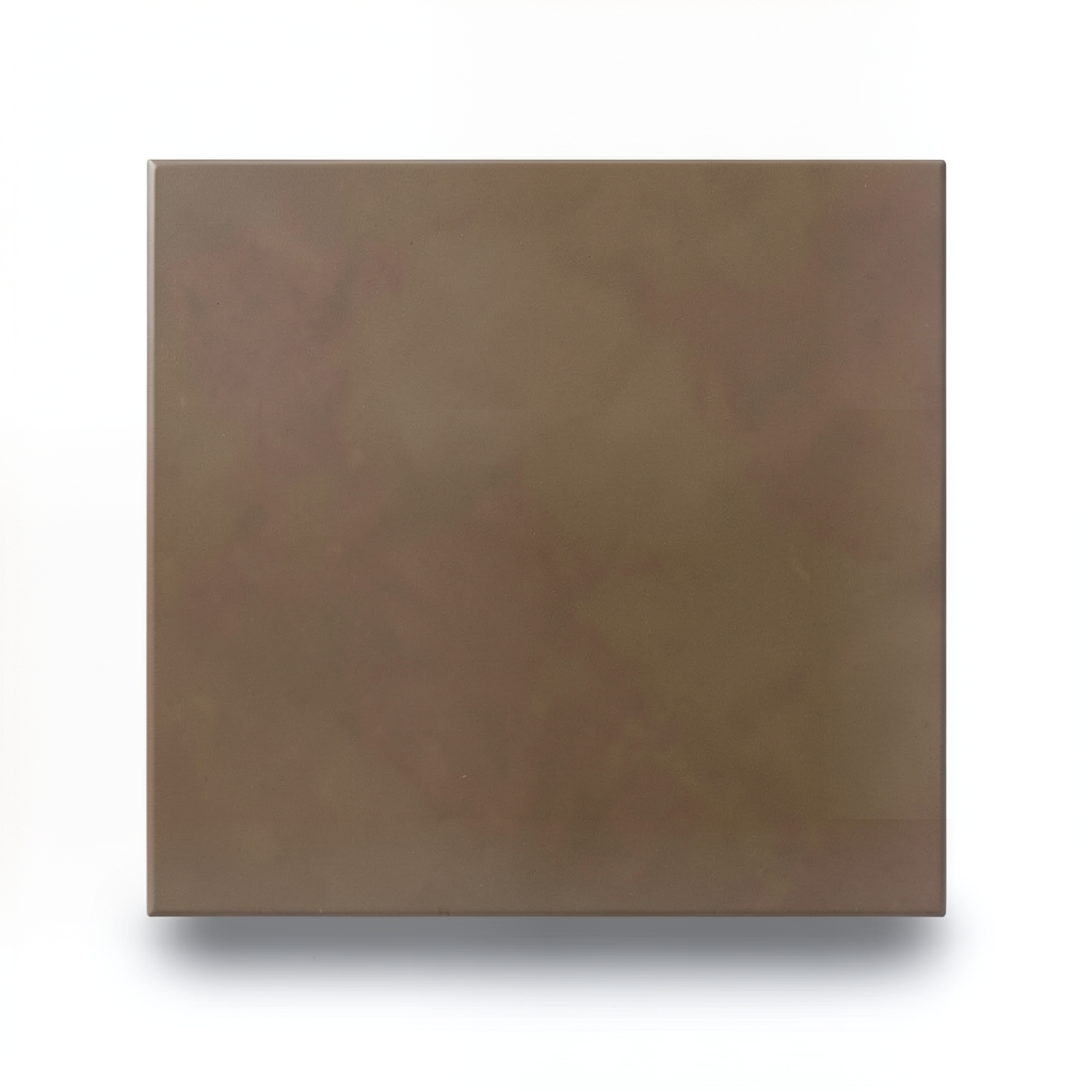 بورسلان ارضيات سماكة 10 مم، مقاس 45×45 سم، لون بني مطفي، موديل بلافو