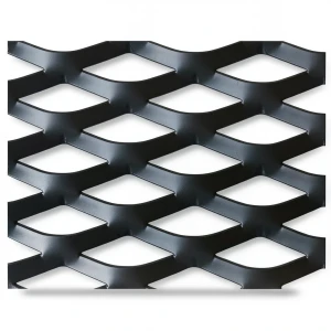Hot Rolled Black Steel Expanded Metal Mesh Thickness 5.8 mm Width 1.22 m Length 3 m