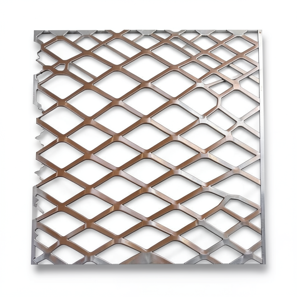 Aluminum Expanded Metal Mesh Thickness 2 mm Width 1.22 m Length 6 m