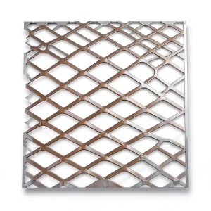 Aluminum Expanded Metal Mesh Thickness 2 mm Width 1.22 m Length 6 m