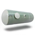 Water Tank Al-Kawthar Horizontal Fiber Glass 8000 Liter Capacity Diameter 150 cm