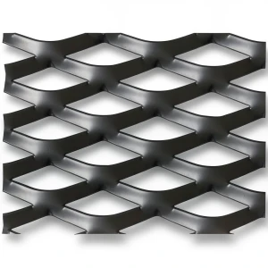 Hot Rolled Black Steel Expanded Metal Mesh Thickness 4.8 mm Width 1.22 m Length 4 m