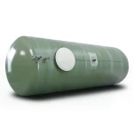 Water Tank Al-Kawthar Horizontal Fiber Glass 10000 Liter Capacity, Diameter 150 cm