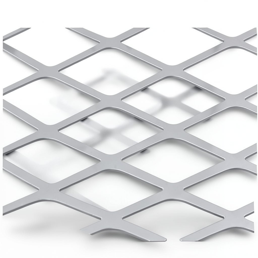 Aluminum Expanded Metal Mesh Thickness 2.3 mm Width 1.22 M Length 1 M