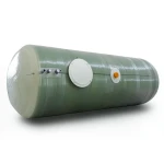 Water Tank Al-Kawthar Horizontal Fiber Glass 7000 Liter Capacity, Diameter 180 cm