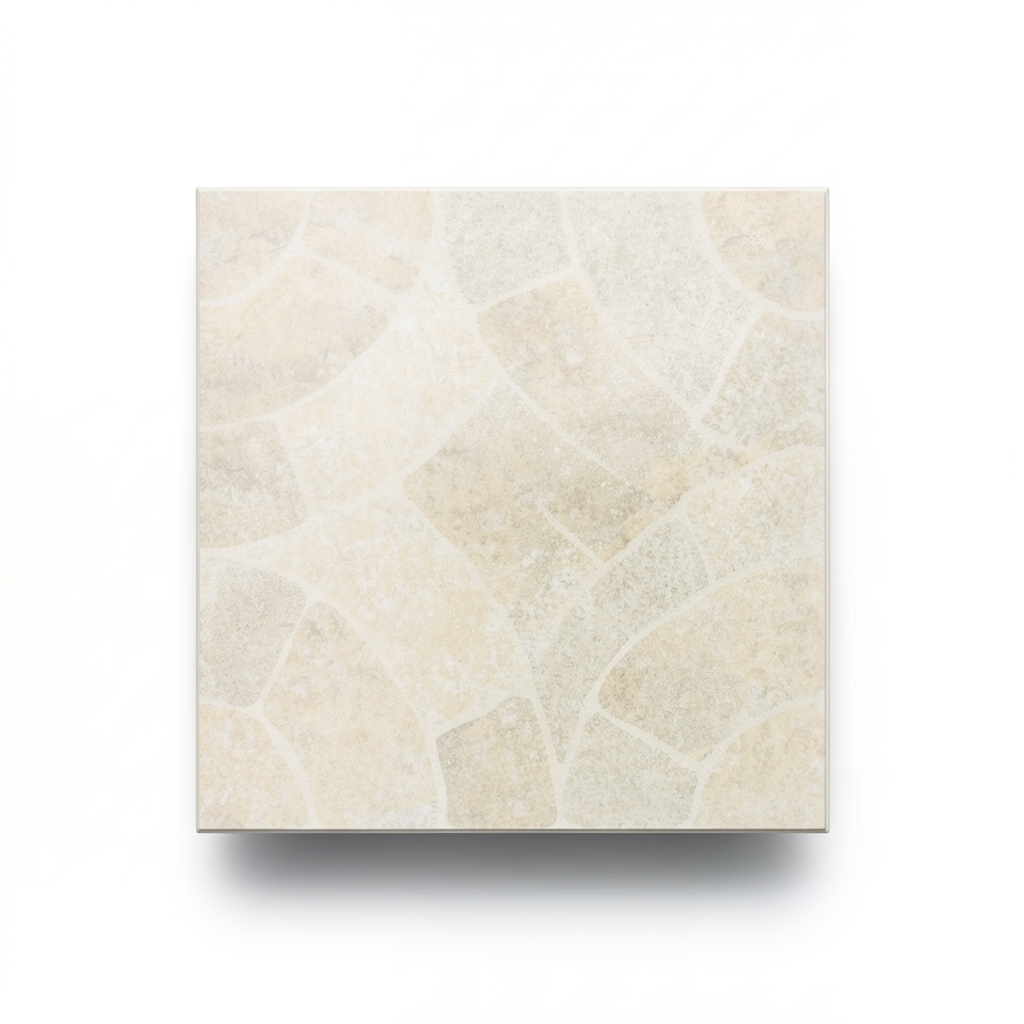 Porcelain Floor Tiles 10 mm Thickness, 45x45 cm Size, Matt Beige Color, Asle Model