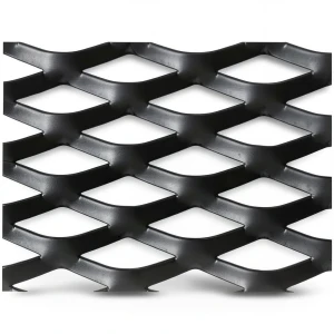 Hot Rolled Black Steel Expanded Metal Mesh Thickness 4.8 mm Width 1.22 m Length 6 m