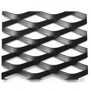 Hot Rolled Black Steel Expanded Metal Mesh Thickness 5.8 mm Width 1.22 m Length 7 m