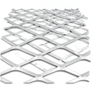 Aluminum Expanded Metal Mesh Thickness 2.3 mm Width 1.22 m Length 3 m