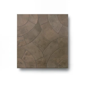 بلاط ارضيات بورسلان سماكة 10 مم ابعاد 45×45 سم بني مطفي، موديل أسلي