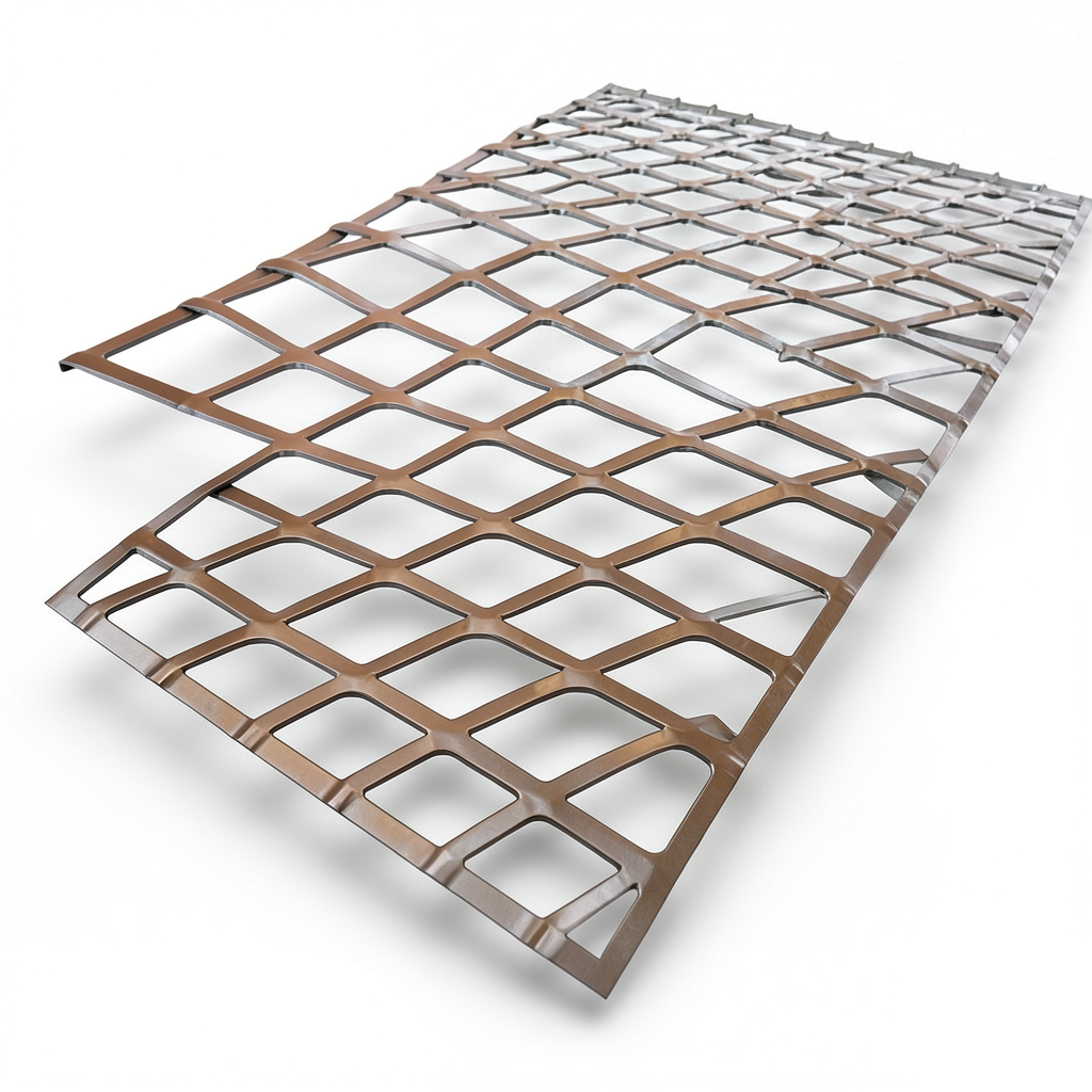 Aluminum Expanded Metal Mesh Thickness 2.7 mm Width 1.22 m Length 2 m