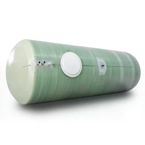 Water Tank Al-Kawthar Horizontal Fiber Glass 8000 Liter, Diameter 180 cm