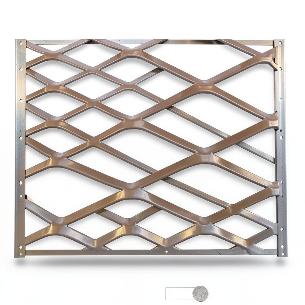 Aluminum Expanded Metal Mesh Thickness 2.7 mm Width 1.22 m Length 3 m