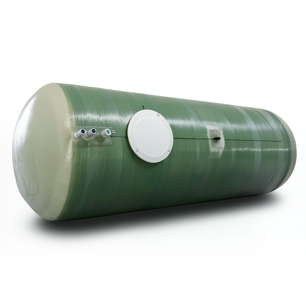 Water Tank Al-Kawthar Horizontal Fiber Glass 11000 liter 460×180×190 cm
