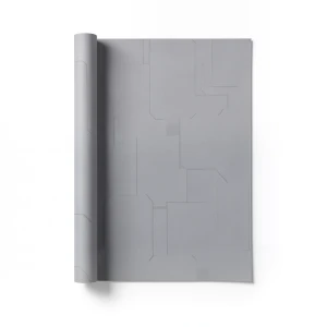 ورق حائط هولندي تصميم شبابي 10 م×0.53 م، لون رمادي، موديل 18260