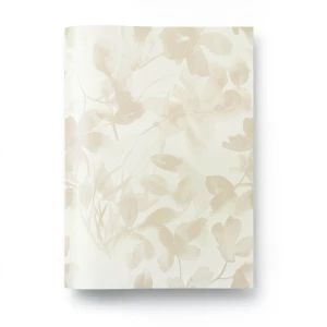 Italian Wallpaper Floral Design Creamy Color, Size 10mx1.06m, Model 72954