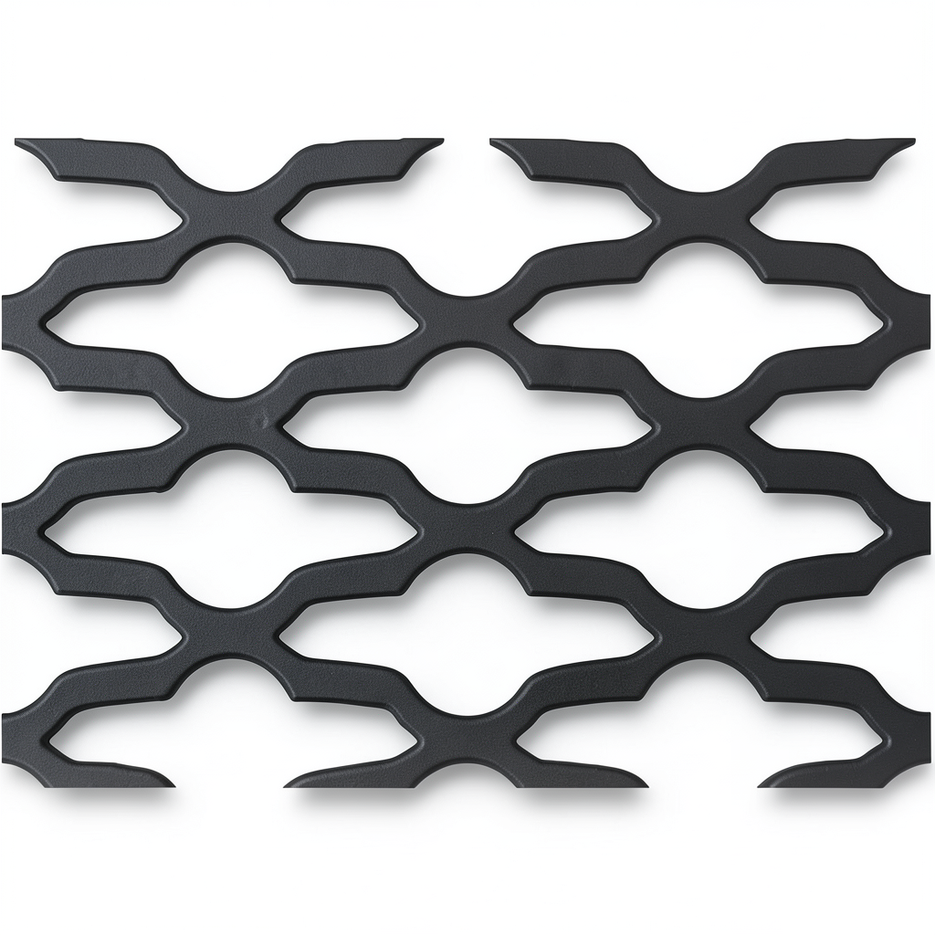 Hot Rolled Flattened Expanded Metal 2 mm Thickness, 2.44 M Width, 6 M Length, Mozakhraf Shape