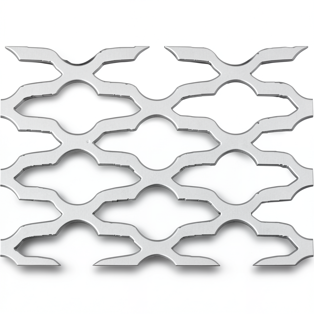 Hot Rolled Expanded Metal Sheet Flattened 2.7 mm Thickness, 1.22×6 m Mozakhraf Shape
