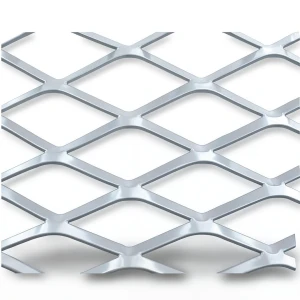 Aluminum Expanded Metal Mesh Thickness 2.8 mm Width 1.22 m Length 2 m