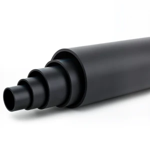 مواسير بلاستيك HDPE ضغط 15.6 بار PE 100 قطر خارجي 450 مم SDR 9 لون اسود