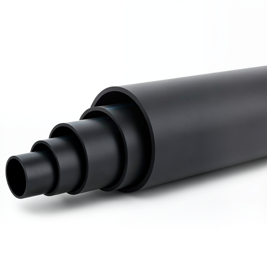 HDPE Pipe Nominal Pressure 15.6 Bar PE 100 OD 450 mm SDR 9 Black