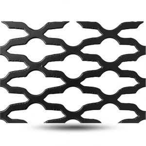 Hot Rolled Expanded Mesh Mozakhraf Design Wire Diameter 2.7 mm Width 1.22 M Length 7 M
