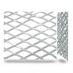 Aluminum Expanded Metal Mesh Thickness 2.8 mm Width 1.22 m Length 3 m