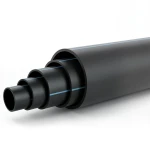 أنابيب HDPE ضغط 19.2 بار PE 100 قطر خارجي 180 مم SDR 7.4 لون أسود