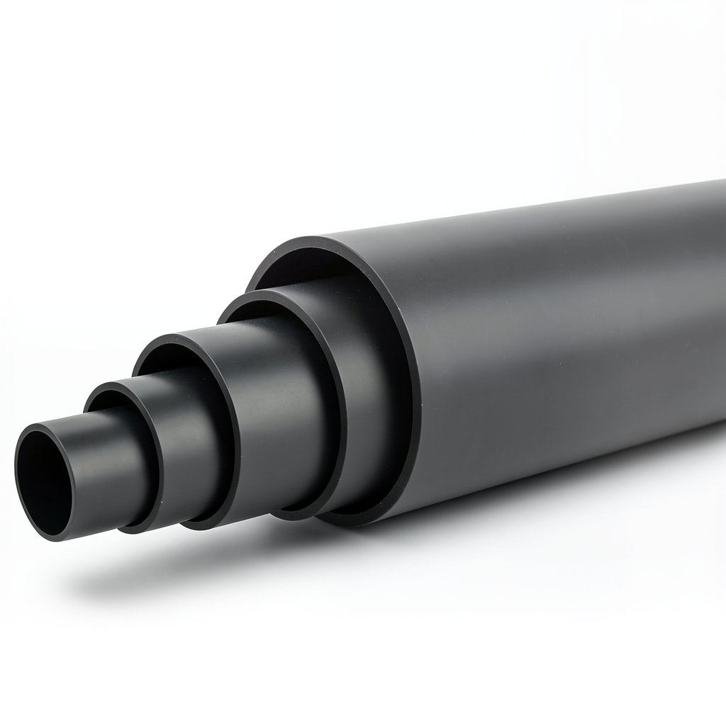 HDPE Pipe Nominal Pressure 19.2 Bar PE 100 OD 225 mm SDR 7.4 Black