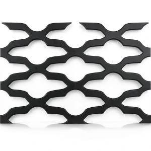 Hot Rolled Expanded Metal Mesh 2.3 mm Thickness, 2.44 M Width, 2 M Length, Mozakhraf Shape