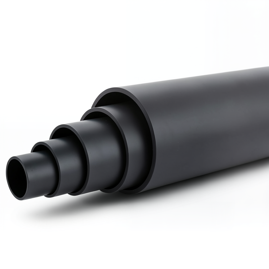 أنابيب HDPE ضغط اسمي 19.2 بار PE 100 قطر خارجي 400 مم SDR 7.4 لون أسود