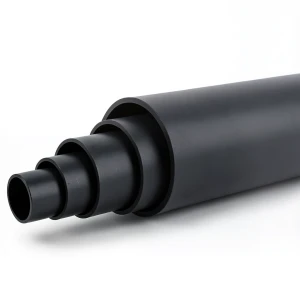 أنابيب HDPE ضغط اسمي 19.2 بار PE 100 قطر خارجي 225 مم SDR 7.4 أسود