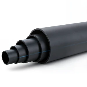 مواسير HDPE ضغط 19.2 بار PE 100 قطر خارجي 250 مم SDR 7.4 لون أسود