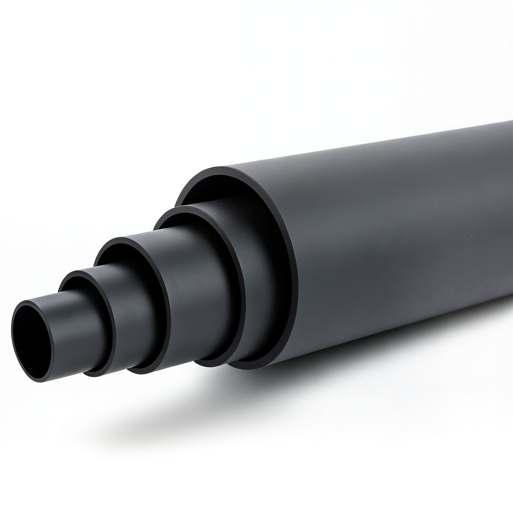 HDPE Pipe Nominal Pressure 19.2 Bar PE 100 OD 500 mm SDR 7.4 Black