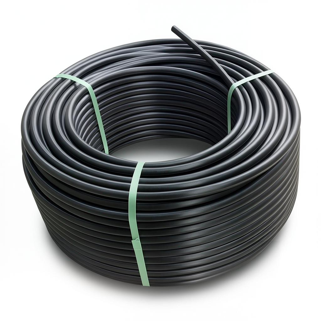 HDPE Coil Pipe Pressure 16 Bar PE 80 Size 16 mm SDR 9 Black