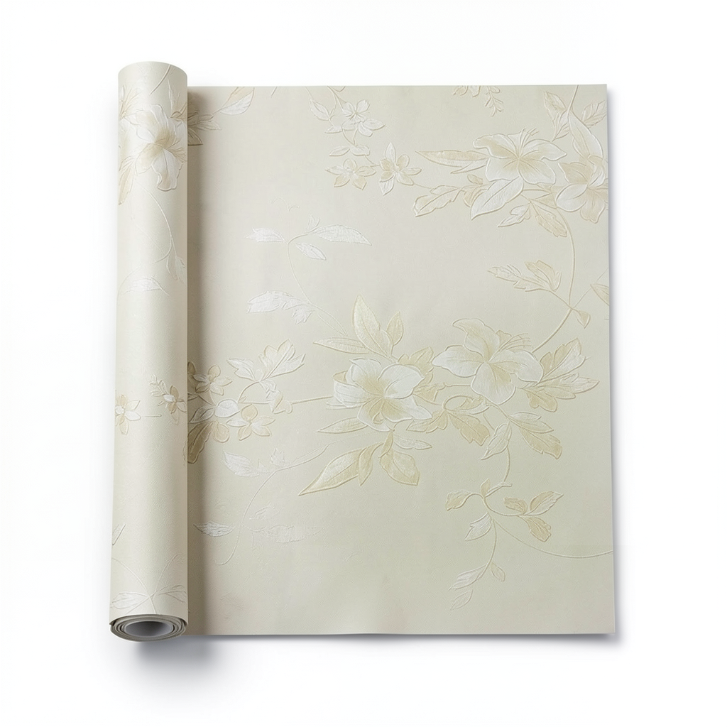 Wall Paper Natural Design Beige, Size 10 m², Made in Russia | YT-18962053