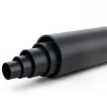 مواسير بلاستيك HDPE ضغط 19.2 بار PE 100 قطر خارجي 450 مم SDR 7.4 لون اسود
