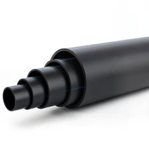 مواسير بلاستيك HDPE ضغط 19.2 بار PE 100 قطر خارجي 450 مم SDR 7.4 لون اسود