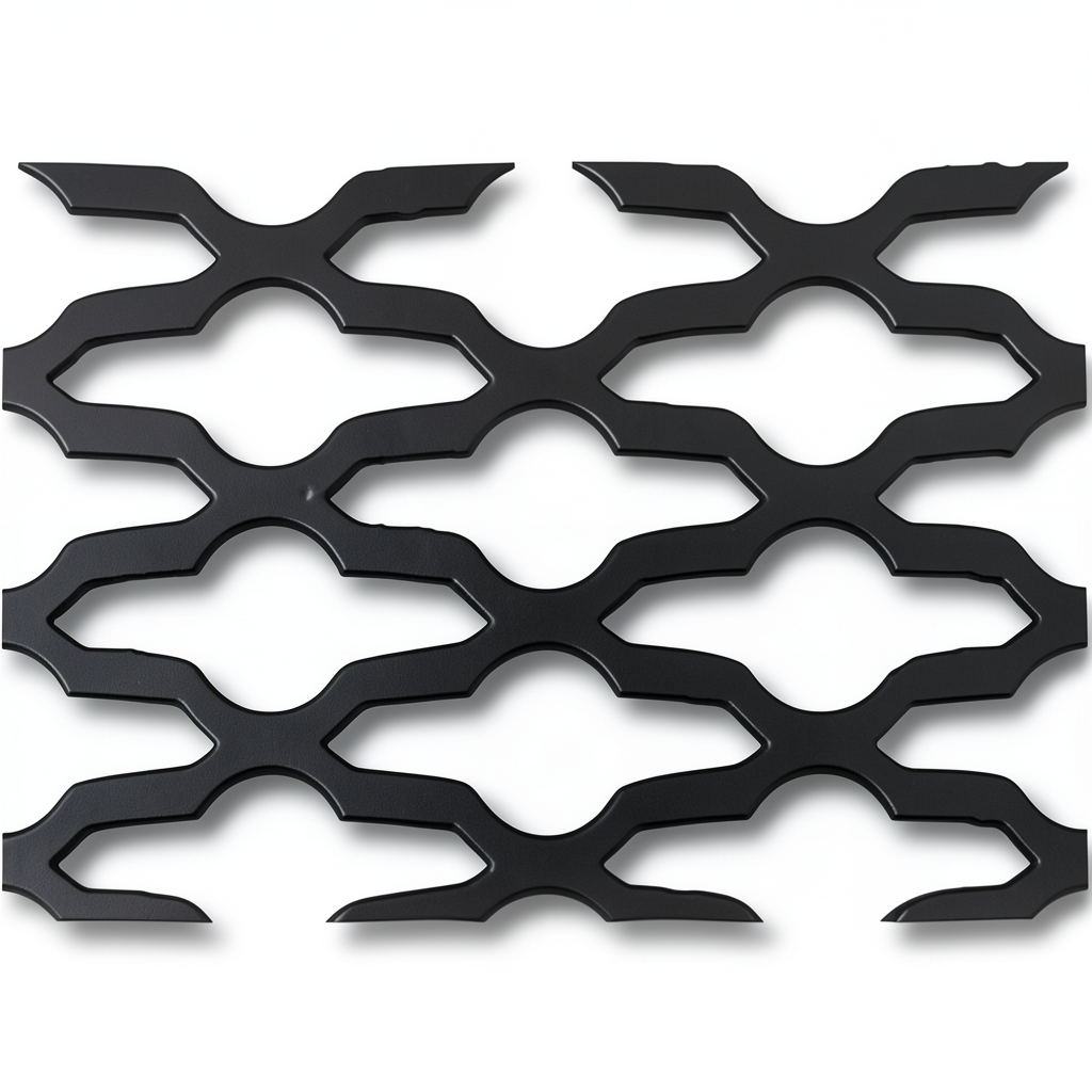 Hot Rolled Expanded Metal 2.8 mm Thickness, 1.22 M Width, 1 M Length, Mozakhraf Design