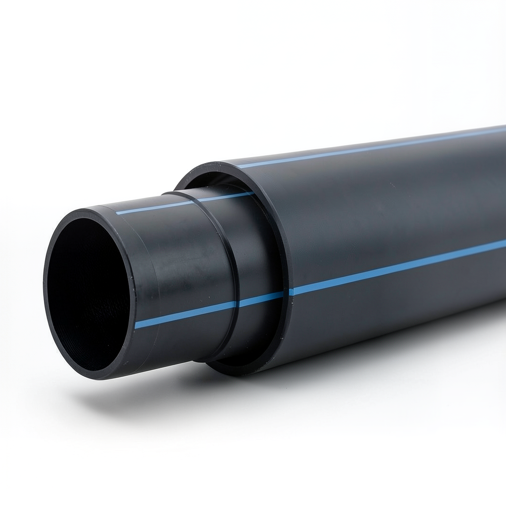 أنابيب HDPE ضغط اسمي 19.2 بار PE 100 قطر خارجي 500 مم SDR 7.4 أسود