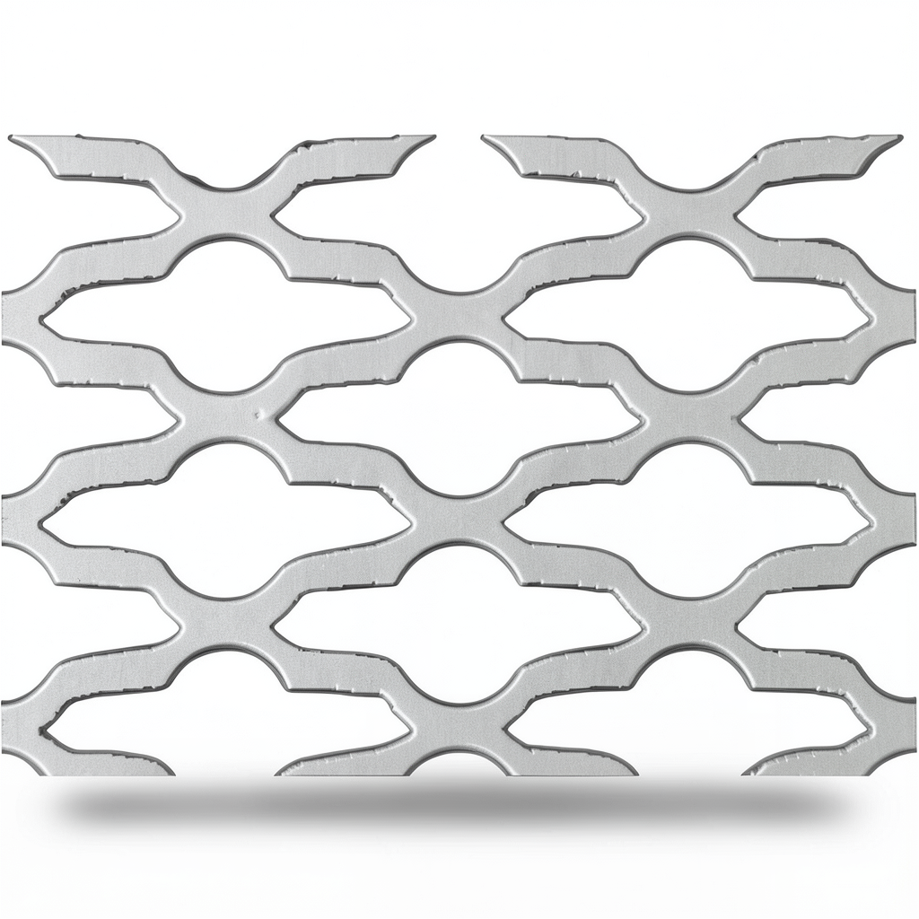 Hot Rolled Expanded Mesh Mozakhraf Shape Wire Diameter 2.8 mm Width 1.22 M Length 3 M