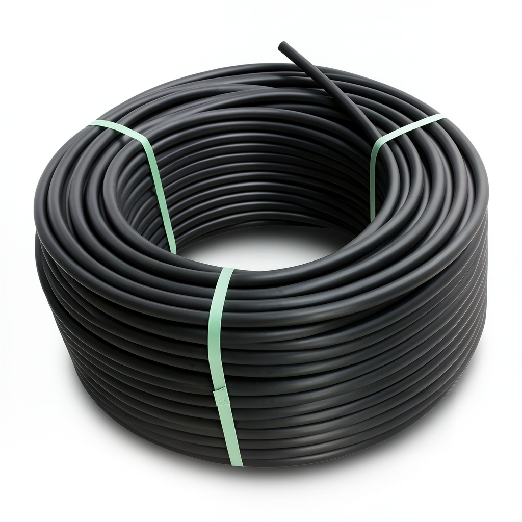 HDPE Polyethylene Plastic Coil Pipe 16 Bar Pressure PE 80 32 mm SDR 9 Black