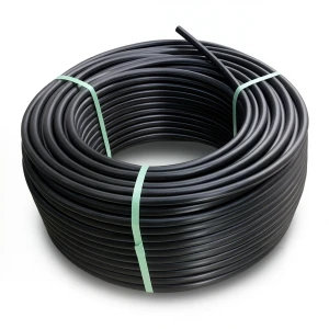 HDPE Polyethylene Coil Pipe Nominal Pressure 16 Bar PE 80 OD 50 mm SDR 9 Black