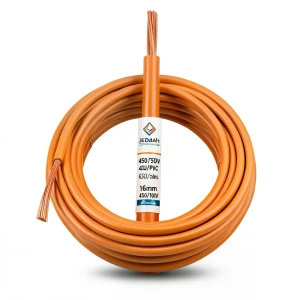 Stranded Electric Wire CU/PVC 16mm, 450/750V, Orange | Jeddah Cables Company