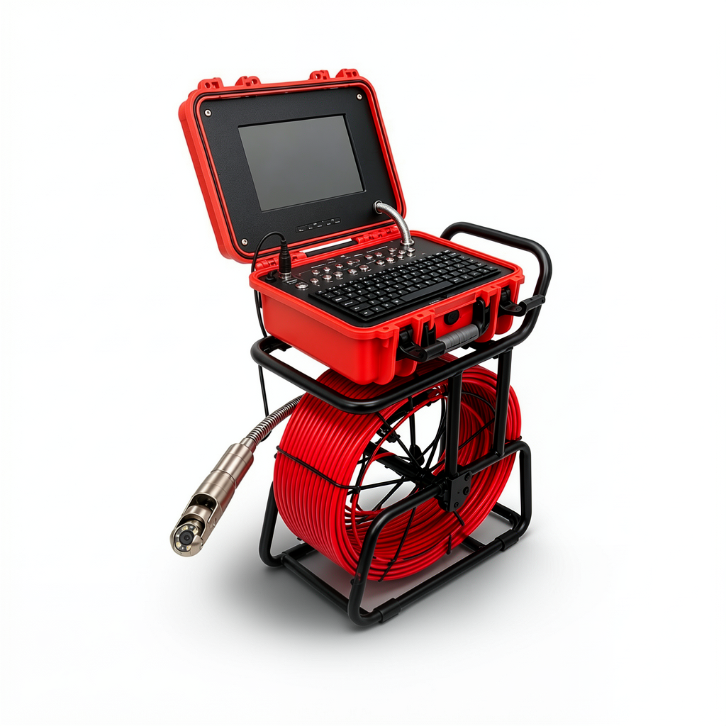 360° Pipe Inspection Camera with 10.1" Display & DVR
