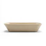 Curved Rectangular Fiberglass Planter - Artistic Sloped Profile