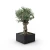 Square Fiberglass Tree Planter – Artistic Formation - Image 1