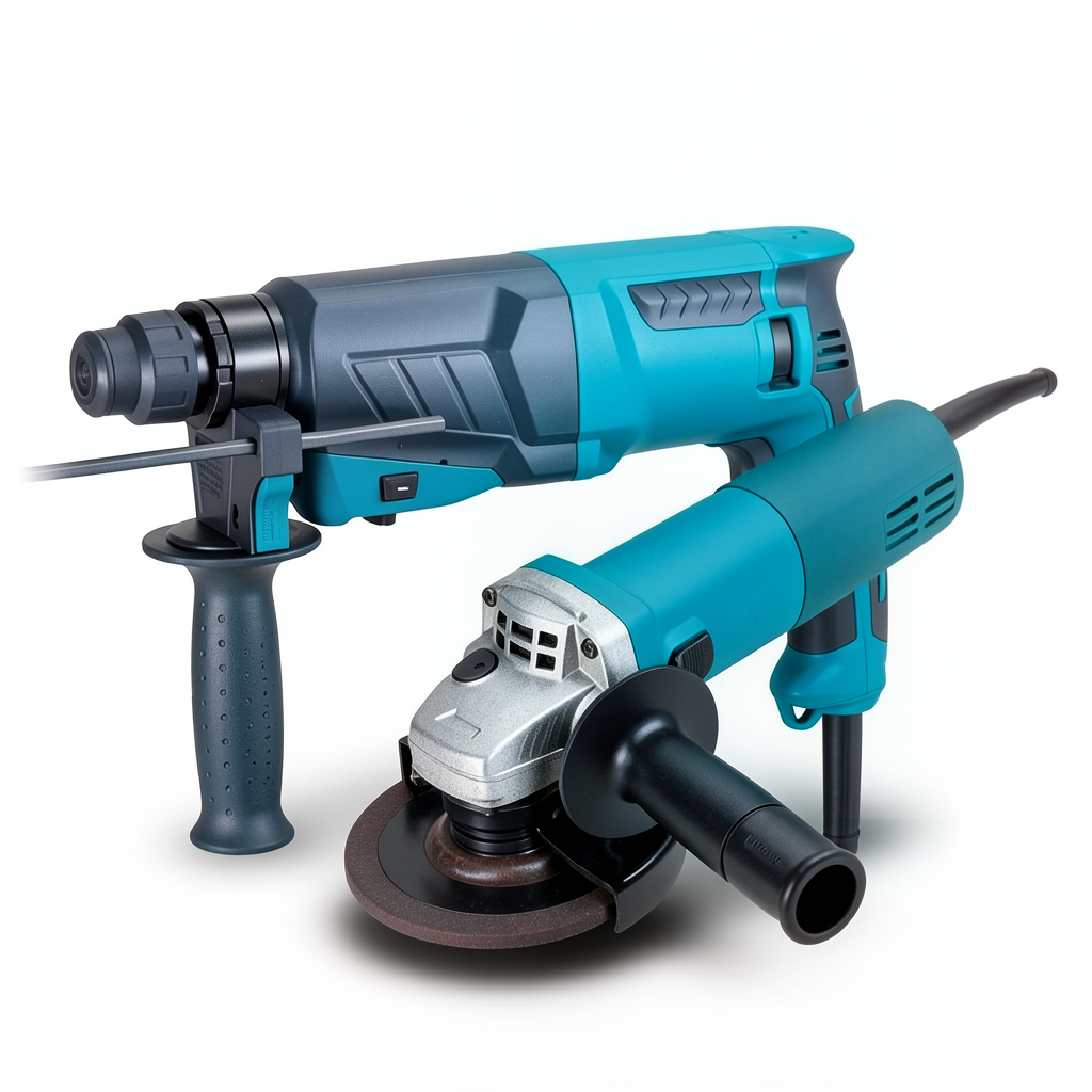 Makita HR2630XG Rotary Hammer & 9554HN Angle Grinder Combo Kit